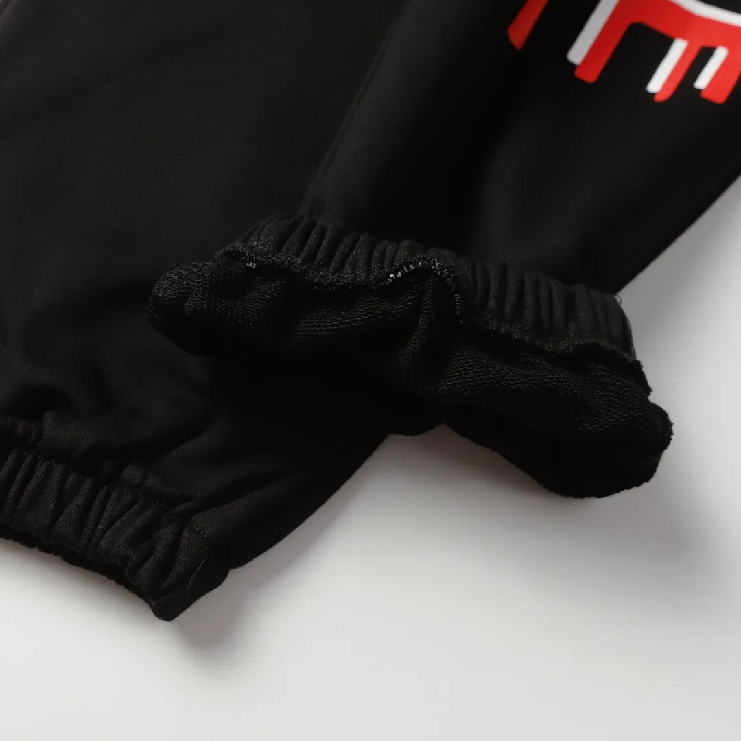 Saint Michael series of fashionable casual long sweatpants Style number: 242P190 Color: Black Size: S M L XL